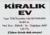 kirası 150 tl ye ev / #589705