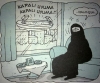 ninjalara benzeyen başı kapalı kadınlar / #853517
