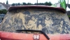 tozlu araba camı yazısı