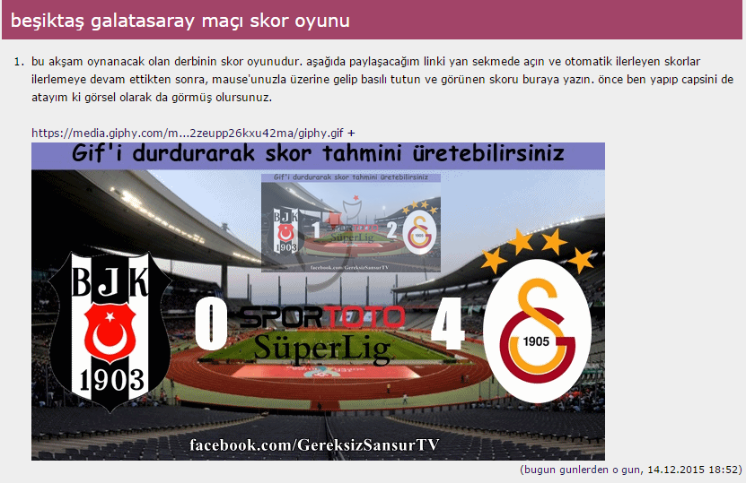 beşiktaş vs galatasaray - uludağ sözlük