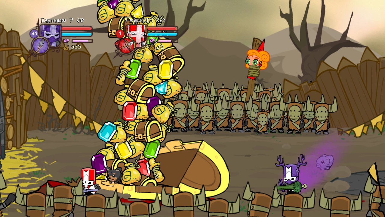 Можно ли играть в castle crashers на клавиатуре