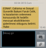 yazarların telefonuna gelen son mesaj