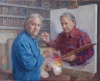 kendi resmini çizen ressam resmi / #743993