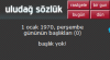bir gün butonuna tıklayıp 1970 yılına gitmek / #813348