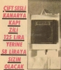 kanarya sesli kapı zili / #651653
