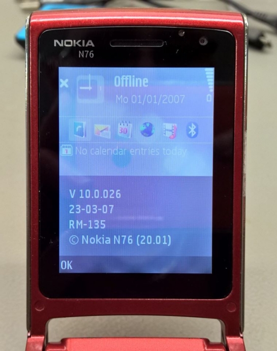 Nokia n76 нет изображения