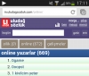 mobil sözlükteki logodaki u nun ucu / #676261