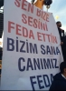 sen bize sesini feda ettin bizim sana canımız feda