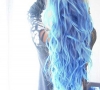 mavi saç