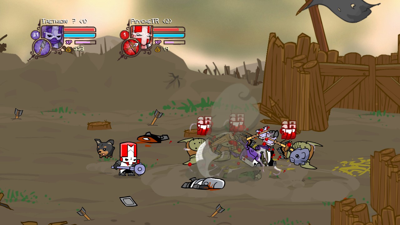 Можно ли играть в castle crashers на клавиатуре