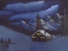 bob ross un her resminde çit çizmesi / #901307